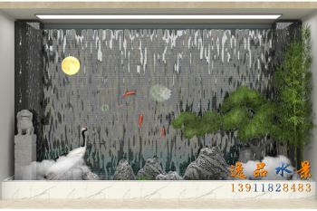 水幕墙配景都有哪些元素