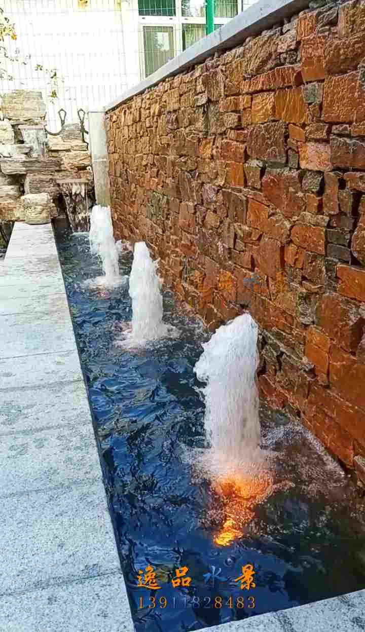 北京别墅庭院花园水景墙流水景观优点